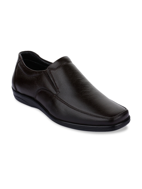 

Liberty Men Brown Solid Formal Slip-Ons