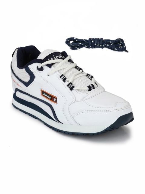 

HIROLAS Men White Running Shoes