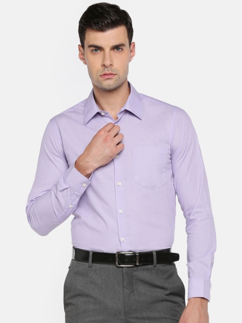 

BYFORD by Pantaloons Men Purple Slim Fit Solid Casual Shirt