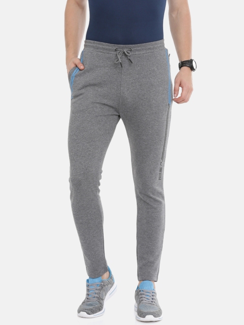 

Proline Active Men Grey Solid Track Pants