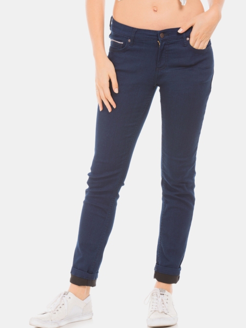 

Cherokee Women Blue Slim Fit Mid-Rise Clean Look Jeans