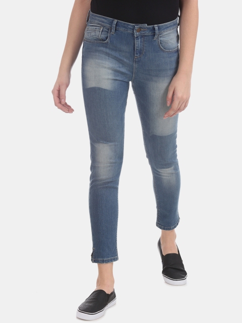 

Cherokee Women Blue Skinny Fit High-Rise Clean Look Jeans