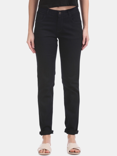 

Cherokee Women Navy Blue Slim Fit Mid-Rise Clean Look Stretchable Jeans