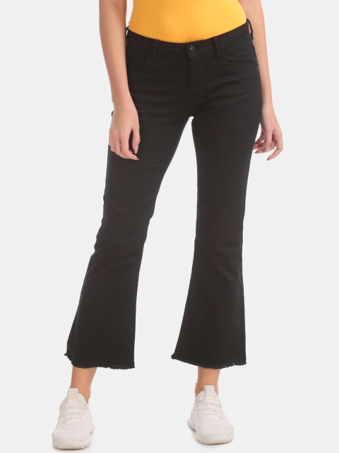 

Cherokee Women Black Slim Fit Mid-Rise Clean Look Stretchable Jeans
