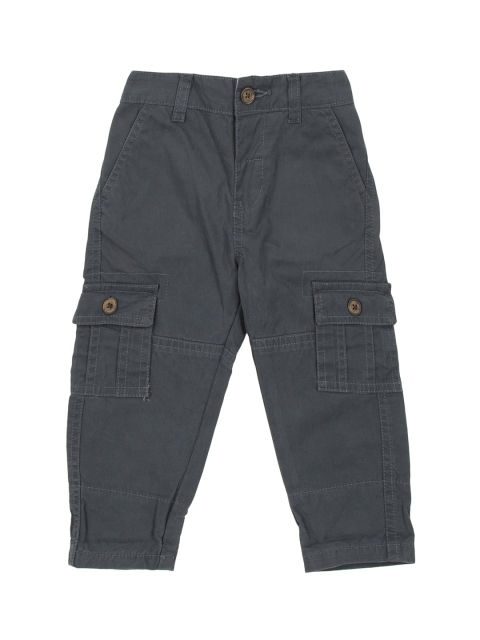 

Donuts Boys Blue Regular Fit Solid Cargos