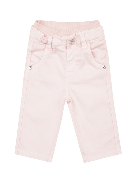 

Donuts Girls Pink Regular Fit Solid Regular Trousers