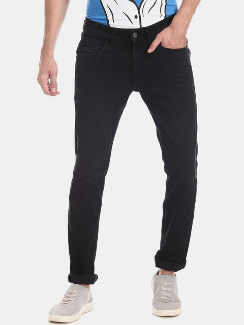 

Cherokee Men Black Slim Fit Low-Rise Clean Look Stretchable Jeans