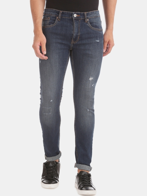 

Cherokee Men Blue Slim Fit Low-Rise Mildly Distressed Jeans