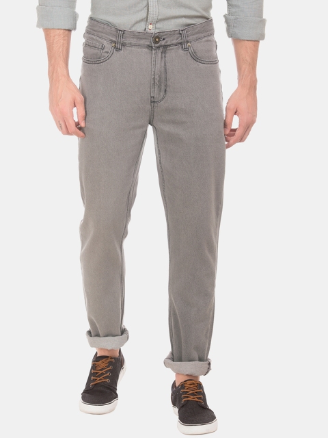 

Cherokee Men Grey Straight Fit Mid-Rise Clean Look Jeans