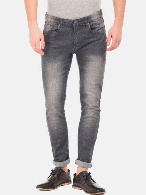 

Cherokee Men Charcoal Skinny Fit Low-Rise Clean Look Stretchable Jeans