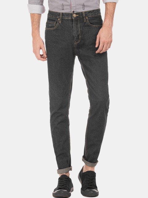 

Cherokee Men Charcoal Grey Slim Fit Low-Rise Clean Look Jeans