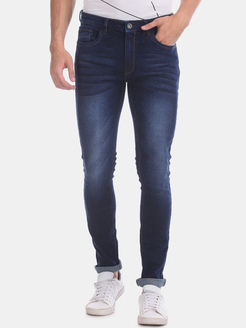 

Cherokee Men Blue Skinny Fit Mid-Rise Clean Look Stretchable Jeans