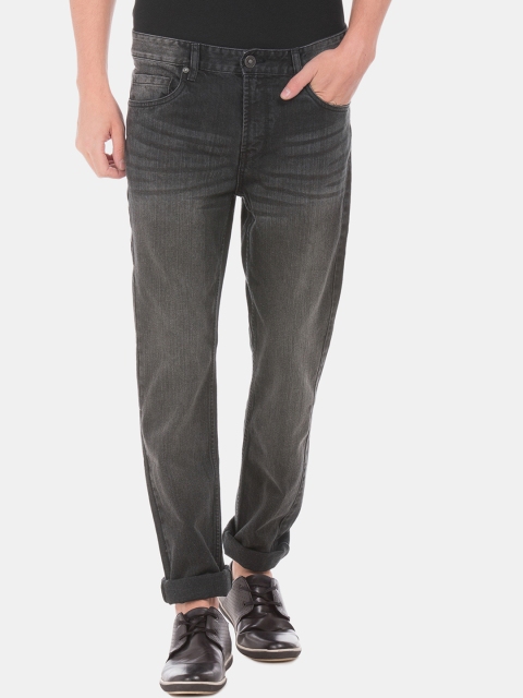 

Cherokee Men Charcoal Grey Tapered Fit Mid-Rise Clean Look Jeans