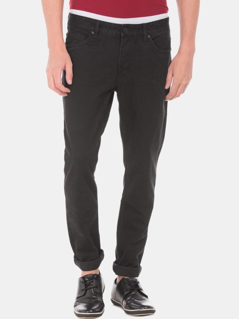 

Cherokee Men Black Slim Fit Low-Rise Clean Look Jeans
