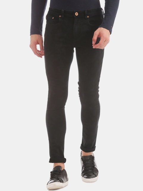 

Cherokee Men Black Skinny Fit Low-Rise Clean Look Jeans