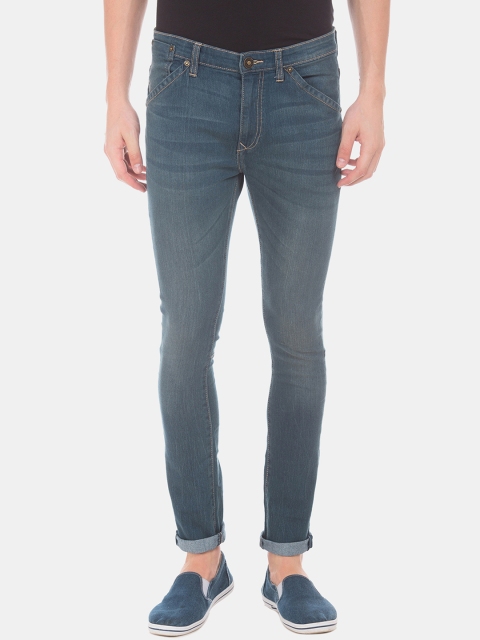 

Cherokee Men Blue Slim Fit Stone Wash Low-Rise Clean Look Stretchable Jeans