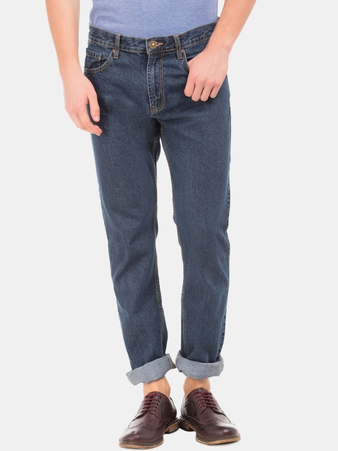 

Cherokee Men Blue Straight Fit Mid-Rise Clean Look Jeans
