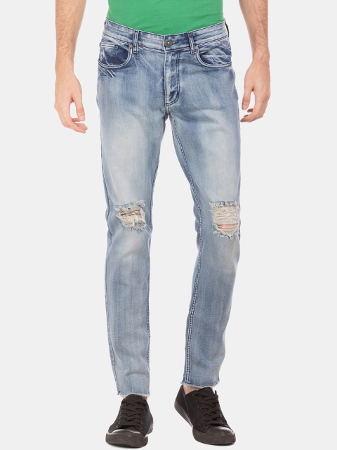

Cherokee Men Blue Slim Fit Low-Rise Highly Distressed Stretchable Jeans