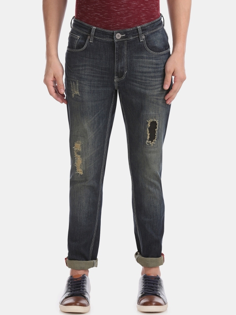 

Cherokee Men Blue Slim Fit Low-Rise Mildly Distressed Stretchable Jeans