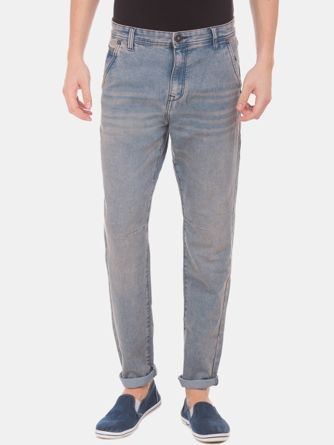 

Cherokee Men Blue Tapered Fit Low-Rise Clean Look Jeans