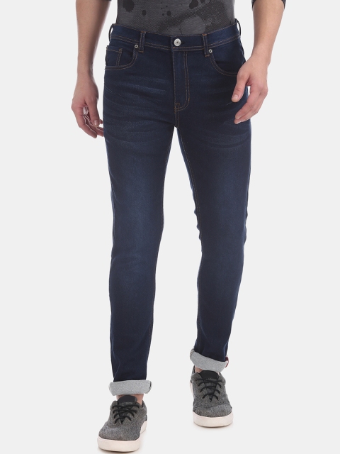 

Cherokee Men Navy Blue Slim Fit Low-Rise Clean Look Jeans