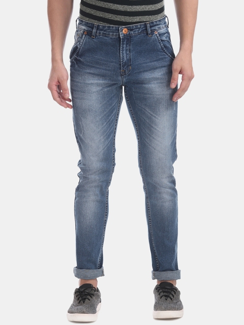 

Cherokee Men Blue Slim Fit Low-Rise Low Distress Stretchable Jeans