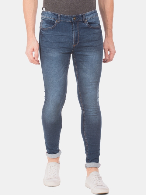 

Cherokee Men Blue Super Skinny Fit Low-Rise Clean Look Stretchable Jeans