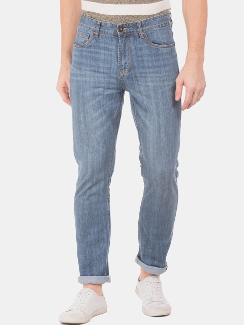 

Cherokee Men Blue Straight Fit Mid-Rise Clean Look Jeans