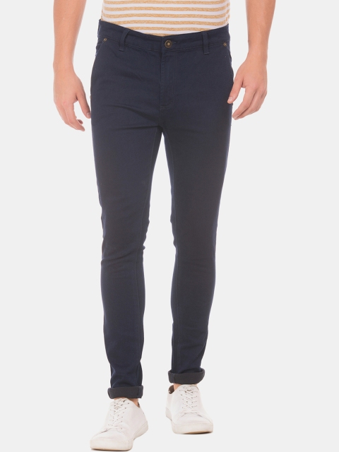 

Cherokee Men Navy Blue Skinny Fit Mid-Rise Clean Look Stretchable Jeans