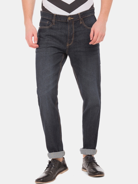 

Cherokee Men Navy Blue Straight Fit Mid-Rise Clean Look Jeans