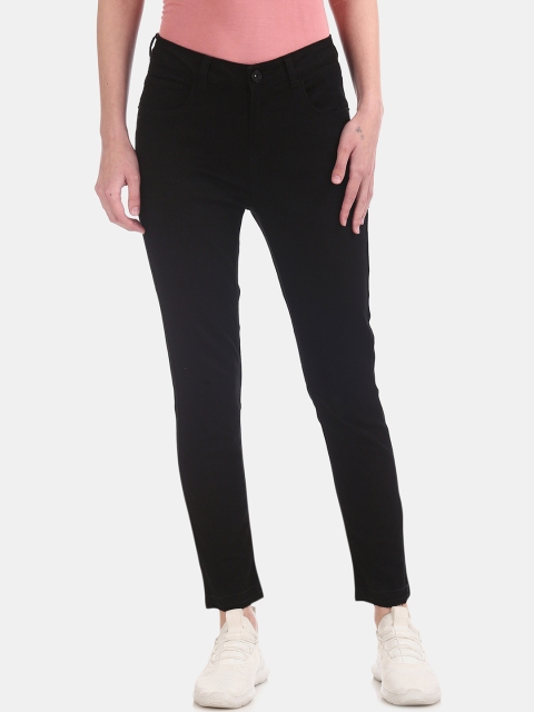 

Sugr Women Black Skinny Fit Mid-Rise Clean Look Stretchable Jeans