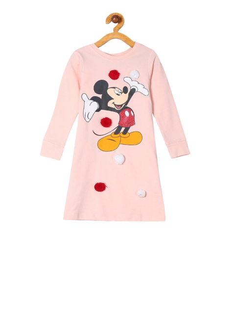 

Colt Girls Pink Mickey Mouse Printed T-shirt Dress