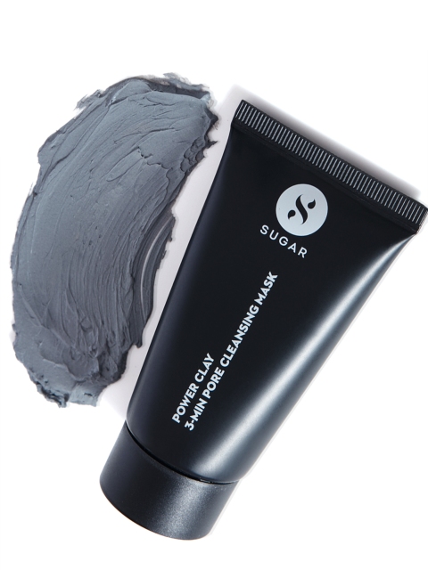 

SUGAR Cosmetics Women Power Clay 3-Min Pore Cleansing Mask, Black