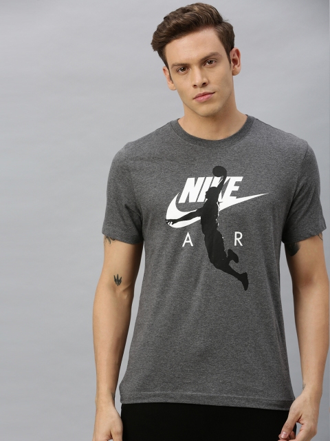 

Nike Men Charcoal Printed Round Neck Air T-shirt