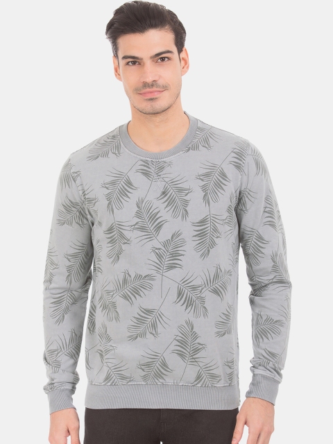 

Cherokee Men Grey Printed Sweatshirt