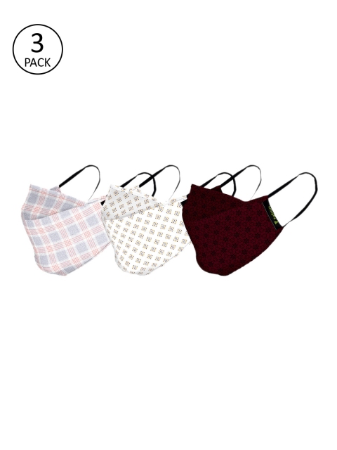 

Van Heusen Men Pack of 3 Assorted Reusable 3-Ply Protech Anti Bacterial Outdoor Masks