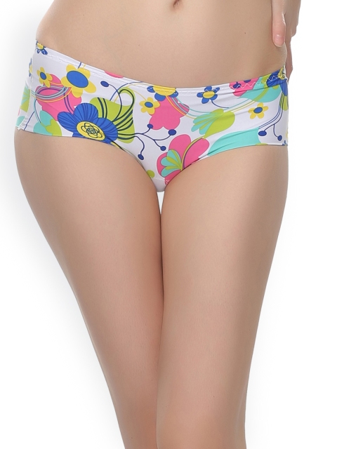 

Clovia White Printed Hipster Briefs PN0519P22O