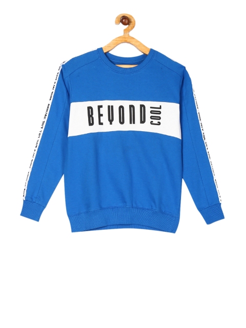 

Cherokee Boys Blue Printed Sweatshirt