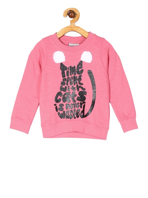 

Cherokee Girls Pink Printed Sweatshirt