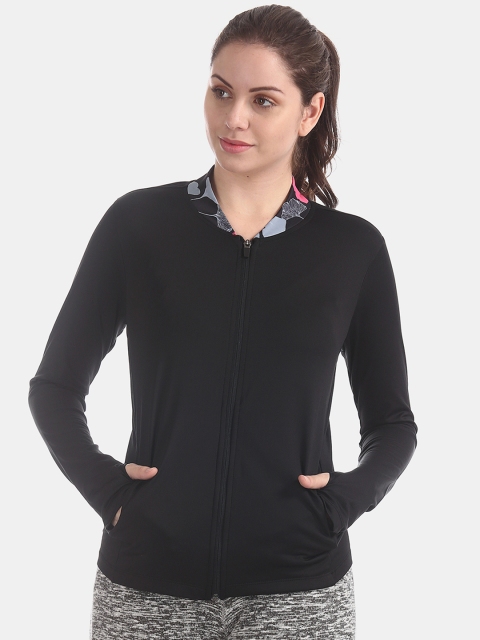 

Sugr Women Black Solid Sweatshirt