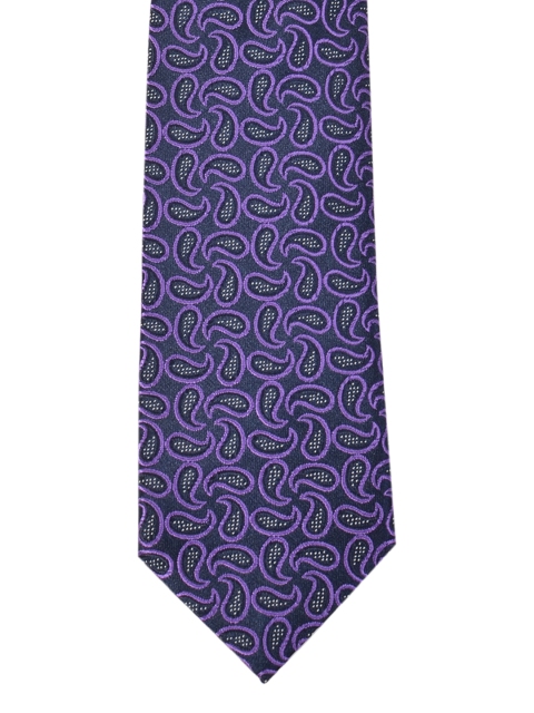 

Alvaro Castagnino Purple Embroidered Tie