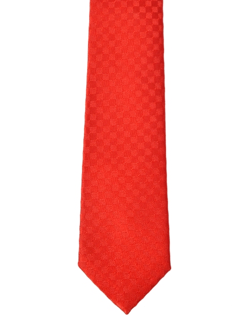 

Alvaro Castagnino Red Checked Tie