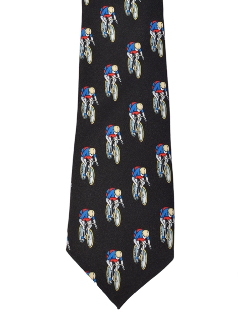 

Alvaro Castagnino Black Printed Tie