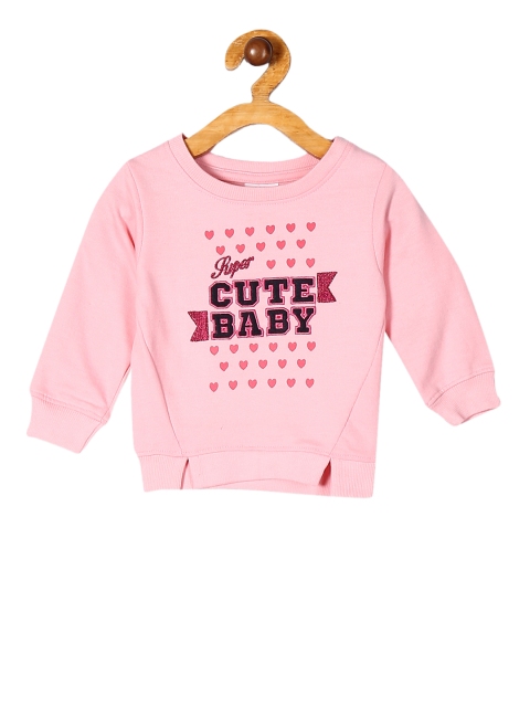 

Donuts Girls Pink Printed Sweatshirt