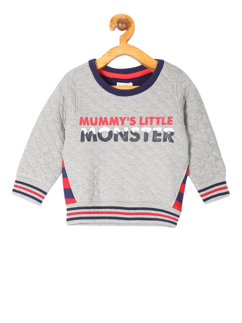 

Donuts Boys Grey and Blue Printed Sweatshirt