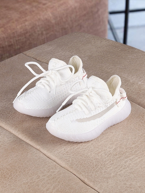 

Walktrendy Unisex Kids White Sneakers