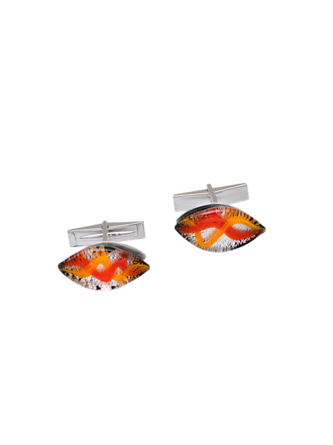 

Alvaro Castagnino Multicoloured Silver Cufflinks, Multi
