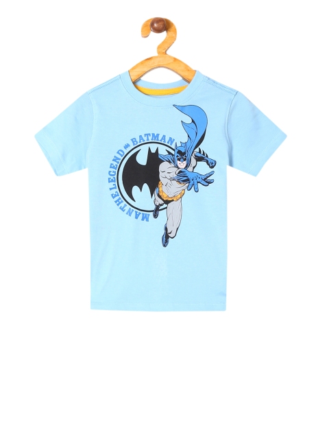 

Colt Boys Blue Batman Printed Round Neck T-shirt