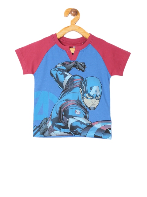 

Colt Boys Blue & Red Printed Round Neck T-shirt