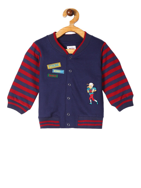 

Donuts Boys Navy Blue & Red Striped Sweatshirt